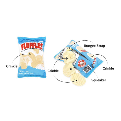 Hundespielzeug Fluffles Chips