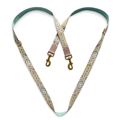 Hundeleine 2m Mint/Orange