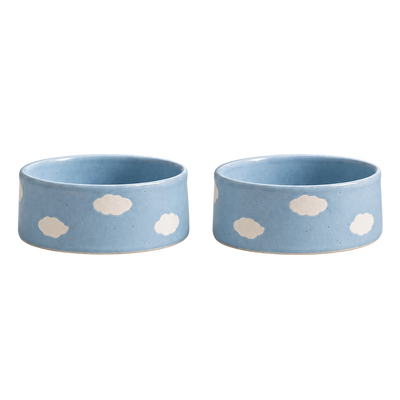 Hundenapf Cloud Blau 2er-Set