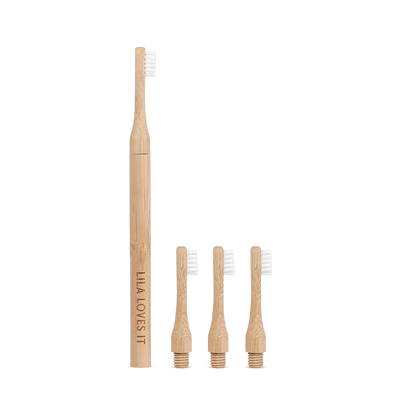 Hundezahnbürste aus Bambus