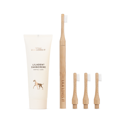 Hundezahnbürste aus Bambus