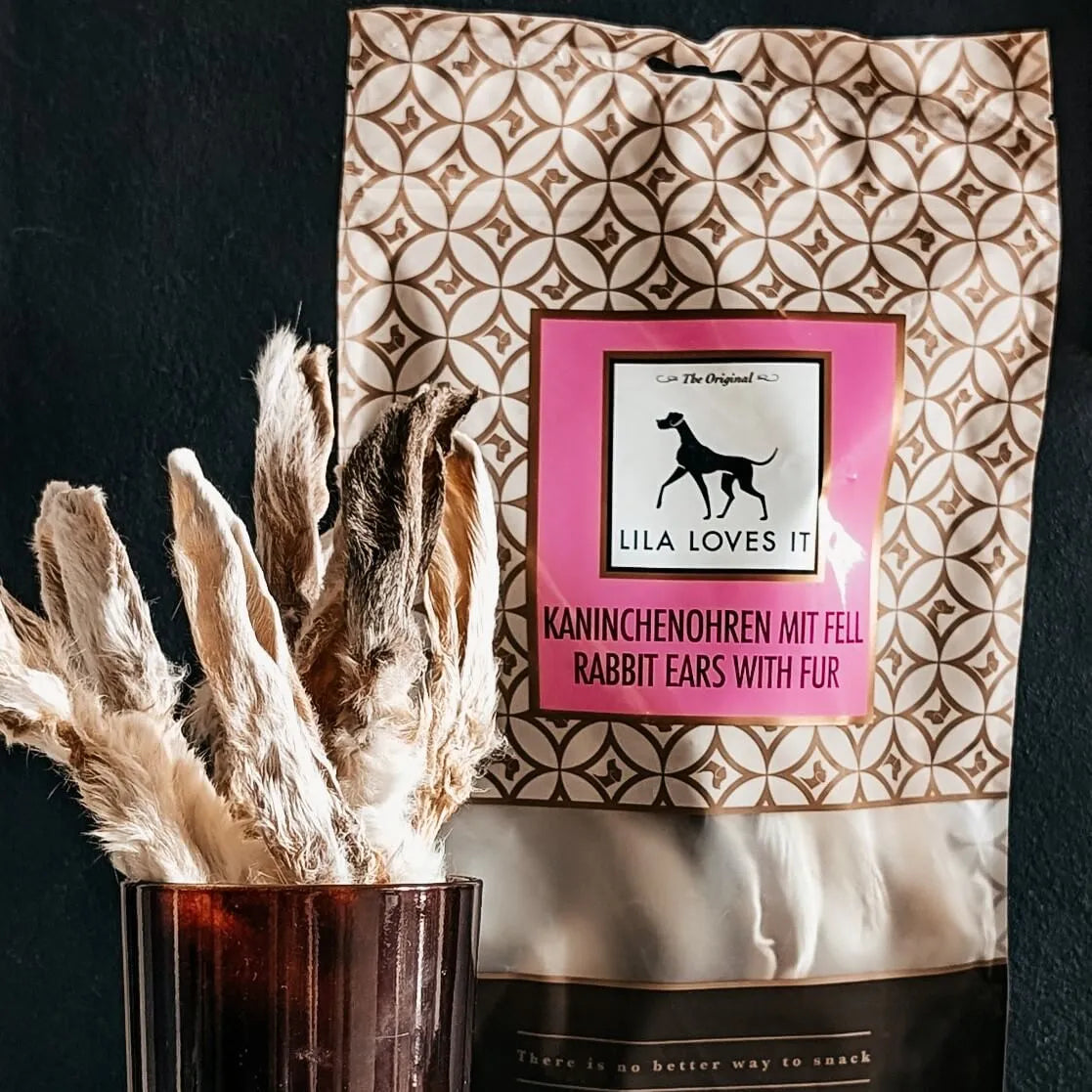 Kaninchenohren für Hunde 100g