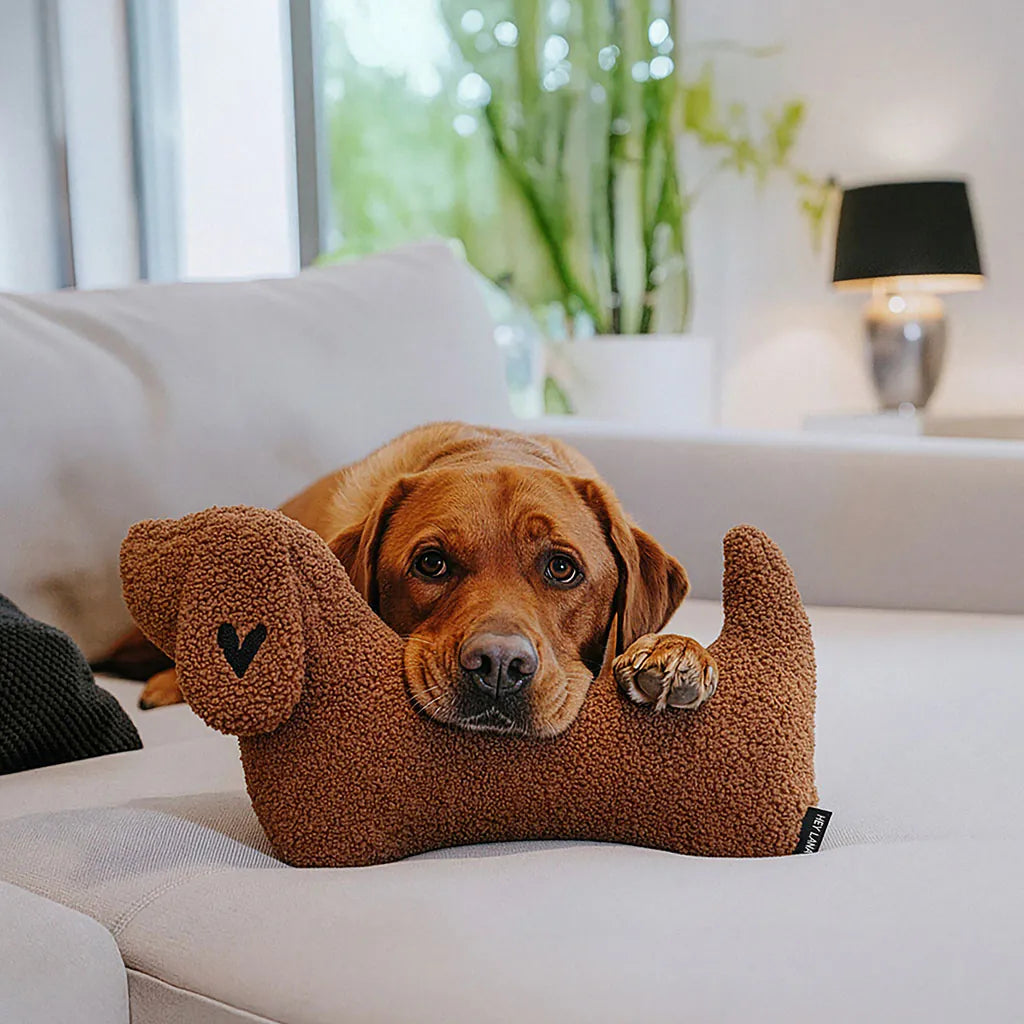 Hundekissen The Snuggle Pup Caramel/Schwarz