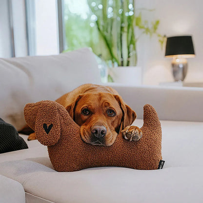 Hundekissen The Snuggle Pup Caramel/Schwarz