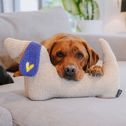 Hundekissen The Snuggle Pup Blau/Orange