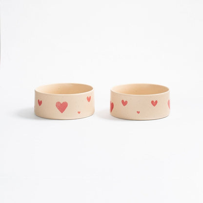 Cozy Hearts Hundenapf-Set 16,5 cm