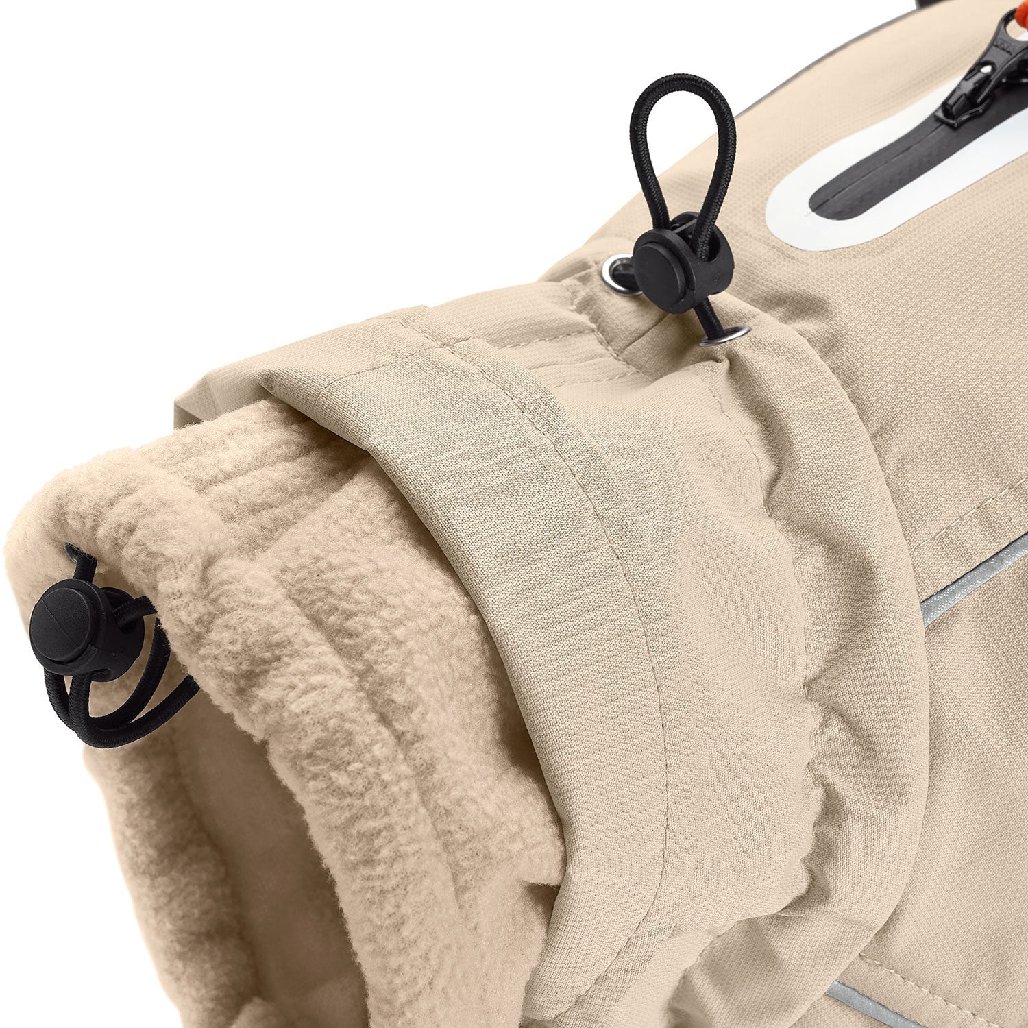 HUNTER Hundemantel Nordby Dackel Creme – Studioansicht 3