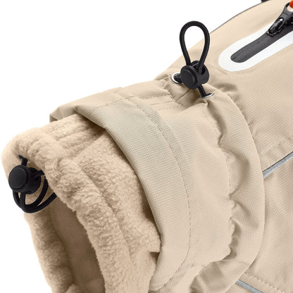 HUNTER Hundemantel Nordby Dackel Creme – Studioansicht 3