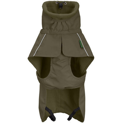 HUNTER Hundemantel Nordby Dackel Oliv – Studioansicht 2