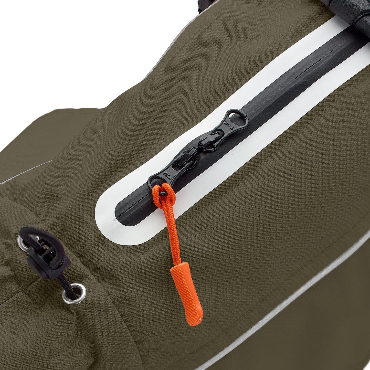 HUNTER Hundemantel Nordby Dackel Oliv – Studioansicht 5