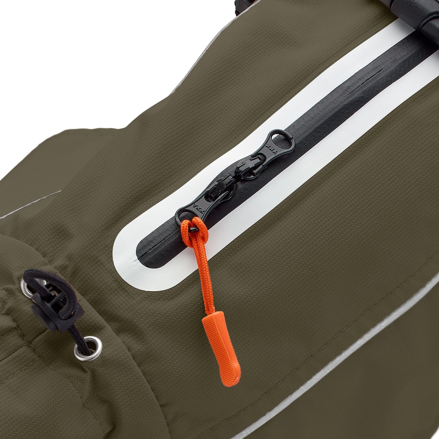 HUNTER Hundemantel Nordby Dackel Oliv – Studioansicht 5
