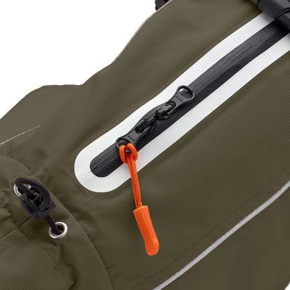 HUNTER Hundemantel Nordby Dackel Oliv – Studioansicht 5