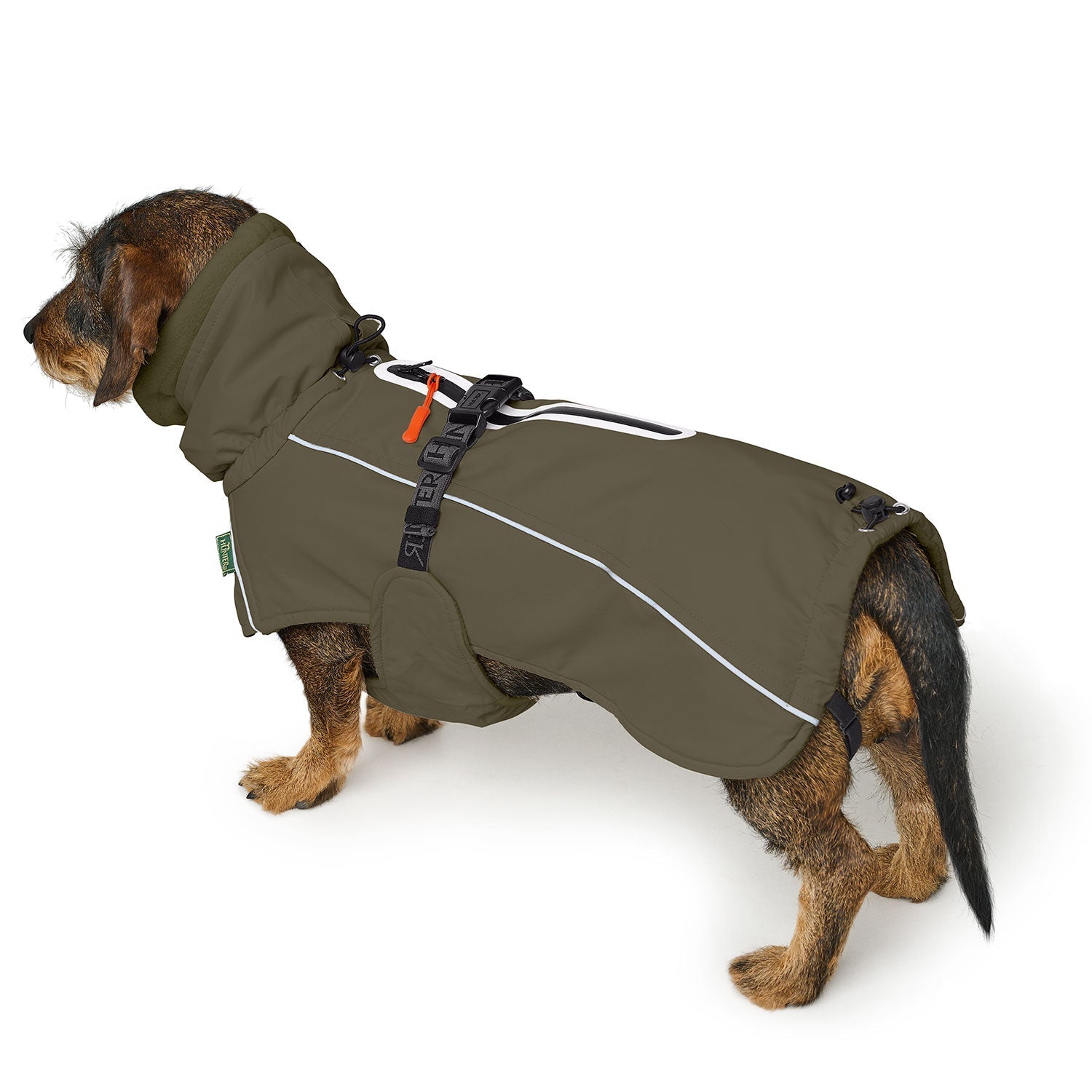 HUNTER Hundemantel Nordby Dackel Oliv – Produktdetail 3