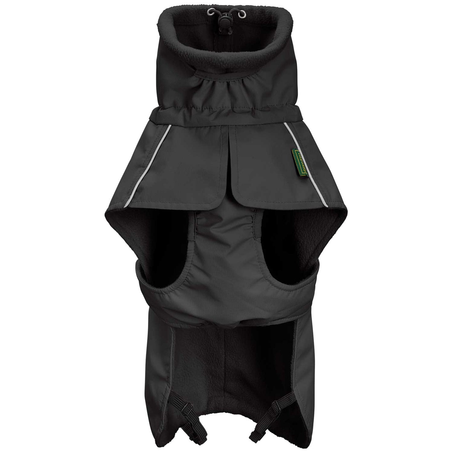 HUNTER Hundemantel Nordby Dackel Schwarz – Studioansicht 2