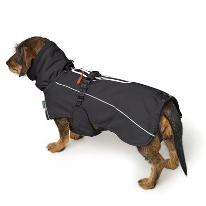 HUNTER Hundemantel Nordby Dackel Schwarz – Produktansicht 3
