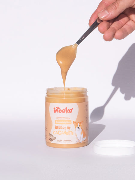 INOOKO Erdnussbutter Completely Nuts, 300 g – cremige Konsistenz am Löffel