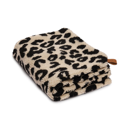 LIEBLINGSPFOTE Hundedecke Teddy Leo Beige/ Schwarz – Produktansicht