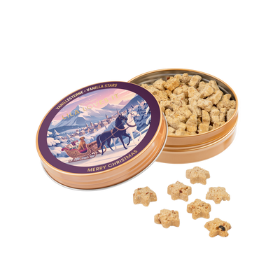 Weihnachts-Goodies Kokos-Vanille-Sternchen 60 g – Edition 2026