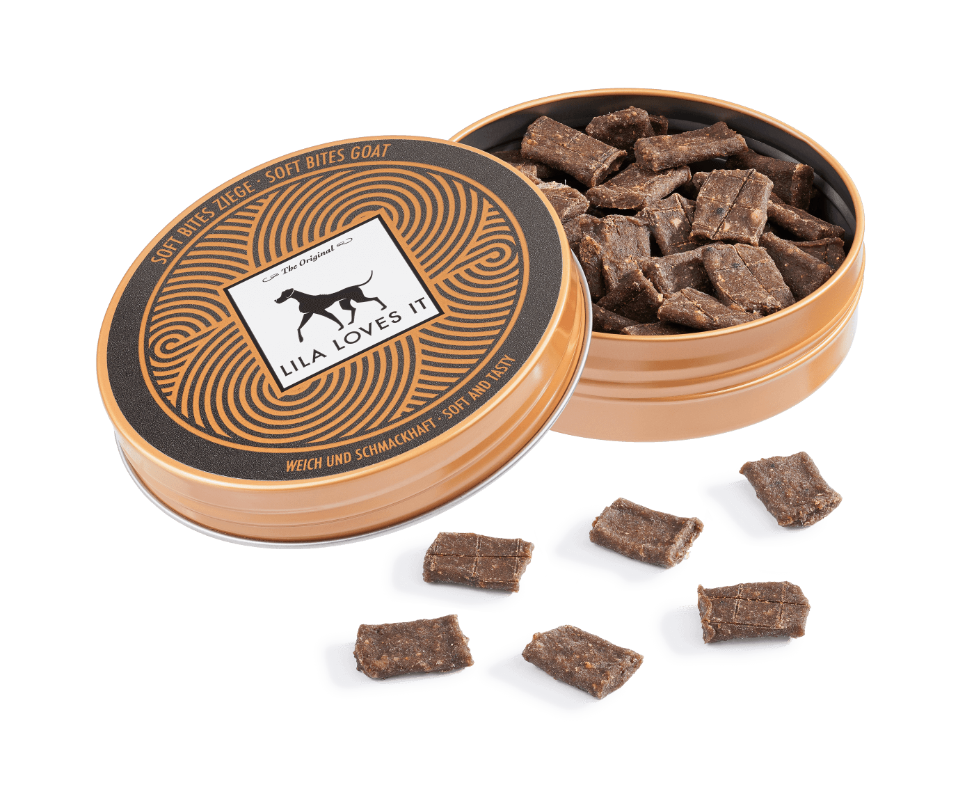 Soft-Bites aus Ziegenfleisch Dose 60g