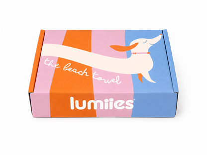 Beach Towel Dackel Edition Lilac Sunset