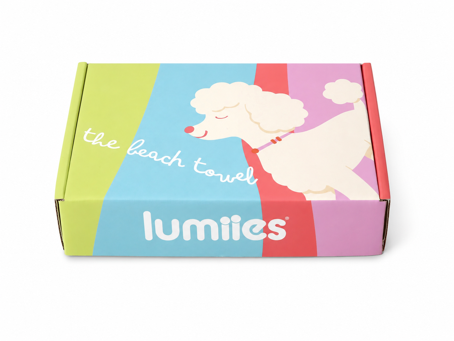 Beach Towel Pudel Edition Pink Paloma