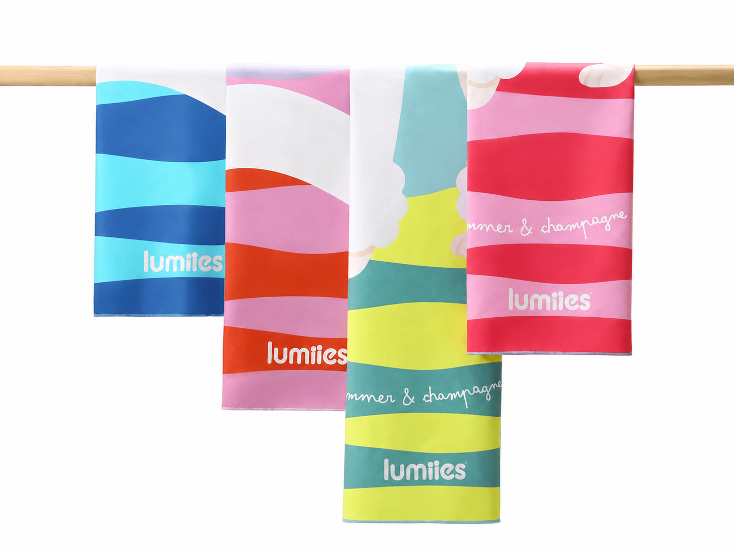 Beach Towel Pudel Edition Pink Paloma
