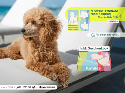 Beach Towel Pudel Edition Pink Paloma