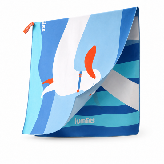 Beach Towel Dackel Edition Blue Lagoon