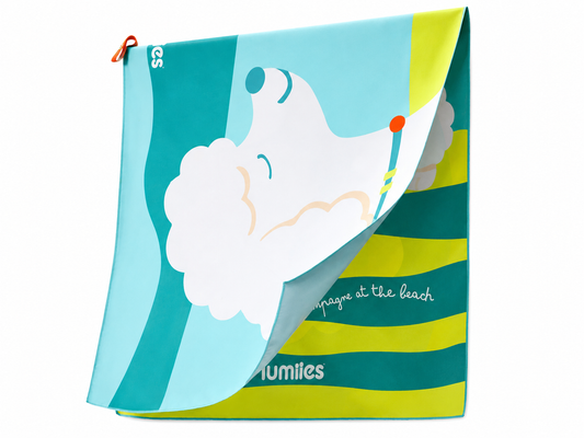 Beach Towel Pudel Edition Electric Lemonade