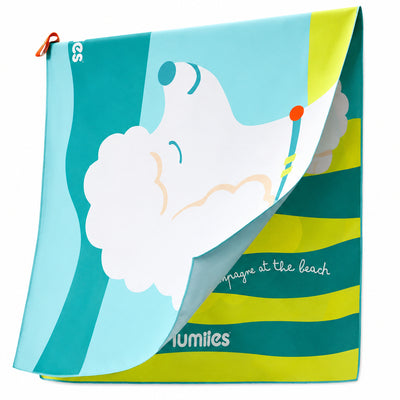 Beach Towel Pudel Edition Electric Lemonade