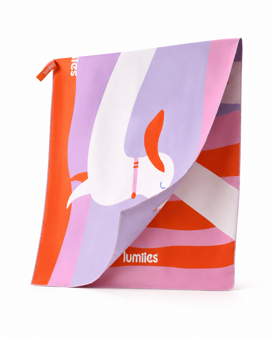Beach Towel Dackel Edition Lilac Sunset