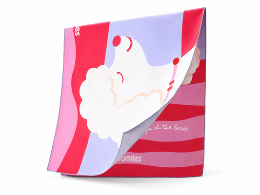 Beach Towel Pudel Edition Pink Paloma