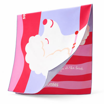 Beach Towel Pudel Edition Pink Paloma