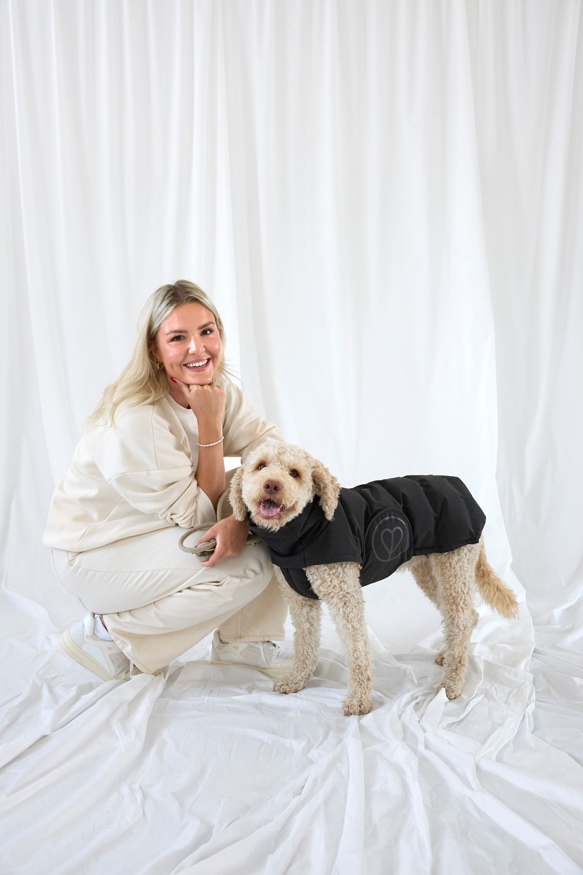 PALOPA Hundewintermantel Nolia Kurz Schwarz – Produktansicht 13