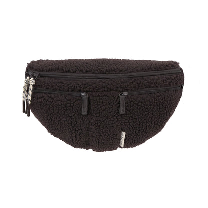 PALOPA Leckerlitasche Emma Teddy-Fleece Brownie – Vorderansicht auf hellem Hintergrund
