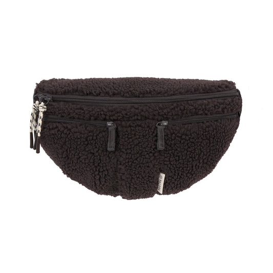 PALOPA Leckerlitasche Emma Teddy-Fleece Brownie – Vorderansicht auf hellem Hintergrund