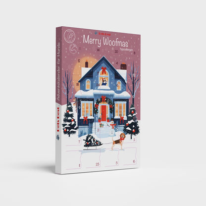 PETS BEST Hunde-Adventskalender Snowman's Christmas Morning, Vorderansicht